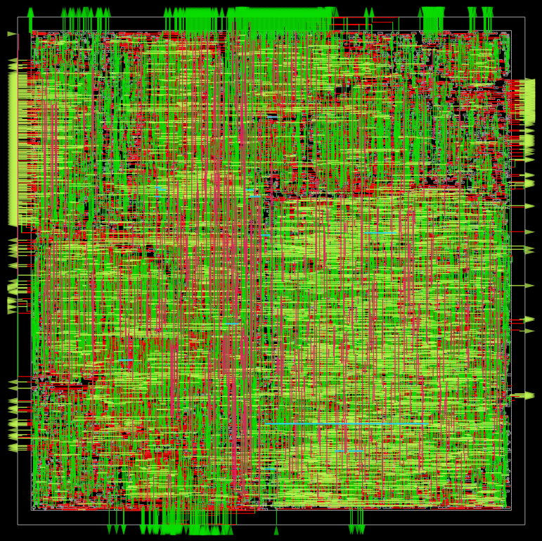 EVPIX-RV32: RTL-to-GDSII ASIC Flow Layout